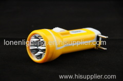 LONEN 5LED rechargeable LED plastic flashlight