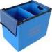Clothes / Books Coroplast Corrugated Plastic Boxes For Moving / Packing / Storage