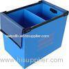 Clothes / Books Coroplast Corrugated Plastic Boxes For Moving / Packing / Storage