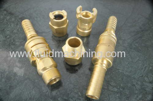 high- pressure coupling single-lock machining