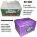 White / Purple Reusable Waterproof Corrugated Plastic Trays / Flute Box