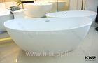 Artificial Stone Modern Freestanding Bathtubs / Pedestal Soaking Tub