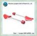 Red Plastic Shoe Stretcher With Spring Adjustable To Cover Wide Range Shoe Size