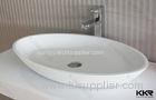 Artificial Marble Solid Surface Basin Custom Size Stone Resin Wash Basin