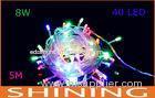 Multi-Color 220V Waterproof LED String Lights For Outdoor Decoration