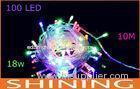 140W High Bright 10m Flexible Outdoor LED String Light White Rubber Wire