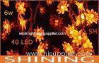 Yellow Flower Shape Outdoor LED String Light 106W For Party Lighting