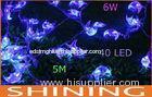 Blue Waterproof 5m Decoration LED Fairy Light Brightness Adjustable