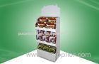 Water Ink / Silver / Golden Color Cardboard Display Racks for Store Display