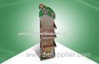 Floor Standing Cardboard Power Wing Display Stand for Shop Snacks Storage
