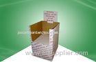 Water - ink Printing Cardboard Dump Bins Deaktop Cardboard Display Boxes