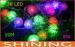 PVC Cable RGB Outdoor LED String Light For Wall Mounted Decoration
