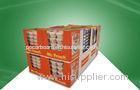 Glossy / Matt PP Laminated Cardboard Paper Dump Bin Display for Retail Food