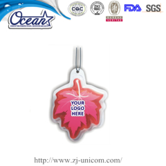 7g Leaf shape Hanging Gel Air Freshener personalized promotional items