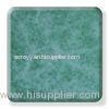 Bathroom Acid Resistant 6 ~ 30 mm Green Pattern Translucent Resin Stone Slabs