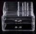 Clear Cosmetic Jewellery Display Makeup Rack Organiser Box Case 2 Storage Drawer