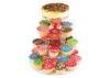 4 Tiers Simple Grocery Acrylic Display Stands For Bakeware / Cake