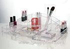 Clear Cosmetic Acrylic Display Stands , Acrylic Countertop Display