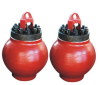 Mud pump pulsation dampeners used in oil well drilling rig