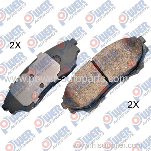 BRAKE PADS FOR FORD 3M35 2001 AA