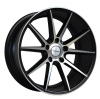 Thin spokes painted inner groove alloy wheel