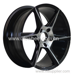 Straight rim 17 18 inch alloy wheel