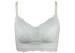 White Ladies Flexible Sweetie Lace Bralettes Soft Pullover Wireless Cup Bra