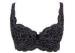 75D Exquisit Lace Overlay Full Figured Bras With Contrast Color