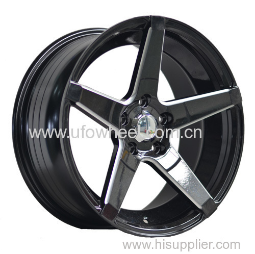 painted inner groove alloy car wheel