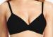 Sexy Deep V Seamless Round up Wirefree Bras with Elastic Pure Plaid