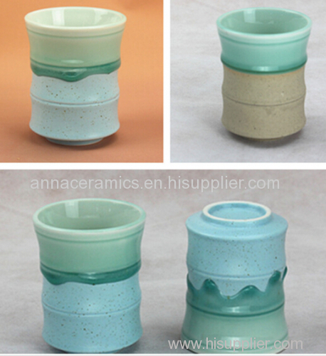 porcelain cup and saucer porcelain handleless cup