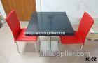 Artificial Acrylic Solid Surface Table / Marble Table Top Seamless Joint
