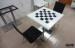 ODM Bullnose Single Solid Surface Table Acrylic Marble Table Tops For Reception Desk