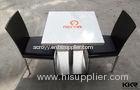 Customized Artificial Stone Reception Desk Solid Surface Table White Acrylic Marble Table Tops