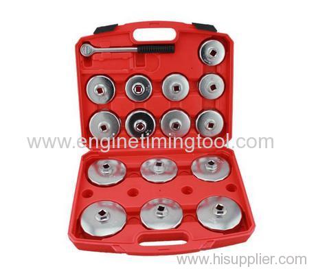 15PCS cap oil filter wrench kit