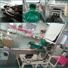 Automatic milk spoon packing machine with feeding system