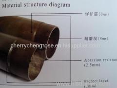 twin wall DN125mm*3000mm concrete pump delivery pipe