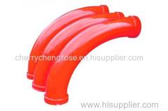 DN100mm*R275mm*90De concrete pump pipe elbow