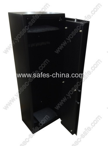 Gun cabinet with ammo box & key lock 5 gun capacity(G-1350K-5)