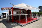 Portable Mobile Shop Made From Modified Container House Red Paint