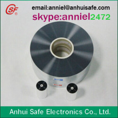 zinc alunminum alloy metallized polypropylene safety film with heavy edge