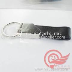 custom leather key chains leather key rings factory pvc and genuine leather keychains key fabs manufacturer
