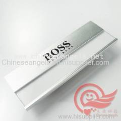 custom Huge Boss nameplates manufacturer Metal name tag factory metal name plates and name badges maker