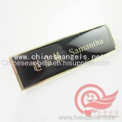 custom Huge Boss nameplates manufacturer Metal name tag factory metal name plates and name badges maker