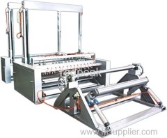 Gauze slitting and rolling machine