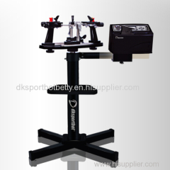 Advanced tennis and badminton racket vertical electronic stringing machine