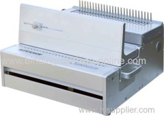 Die-exchangeable punching machine with comb binding system