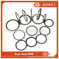 Metal NBR PU Dust Wiper Seal DKB for Excavator