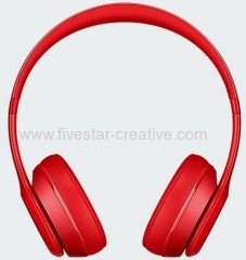 Red Beats by Dr.Dre Beats Solo2 Wireless Bluetooth On-Ear Headphones for iPhone iPod iPad