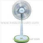 Electric fan table and standing